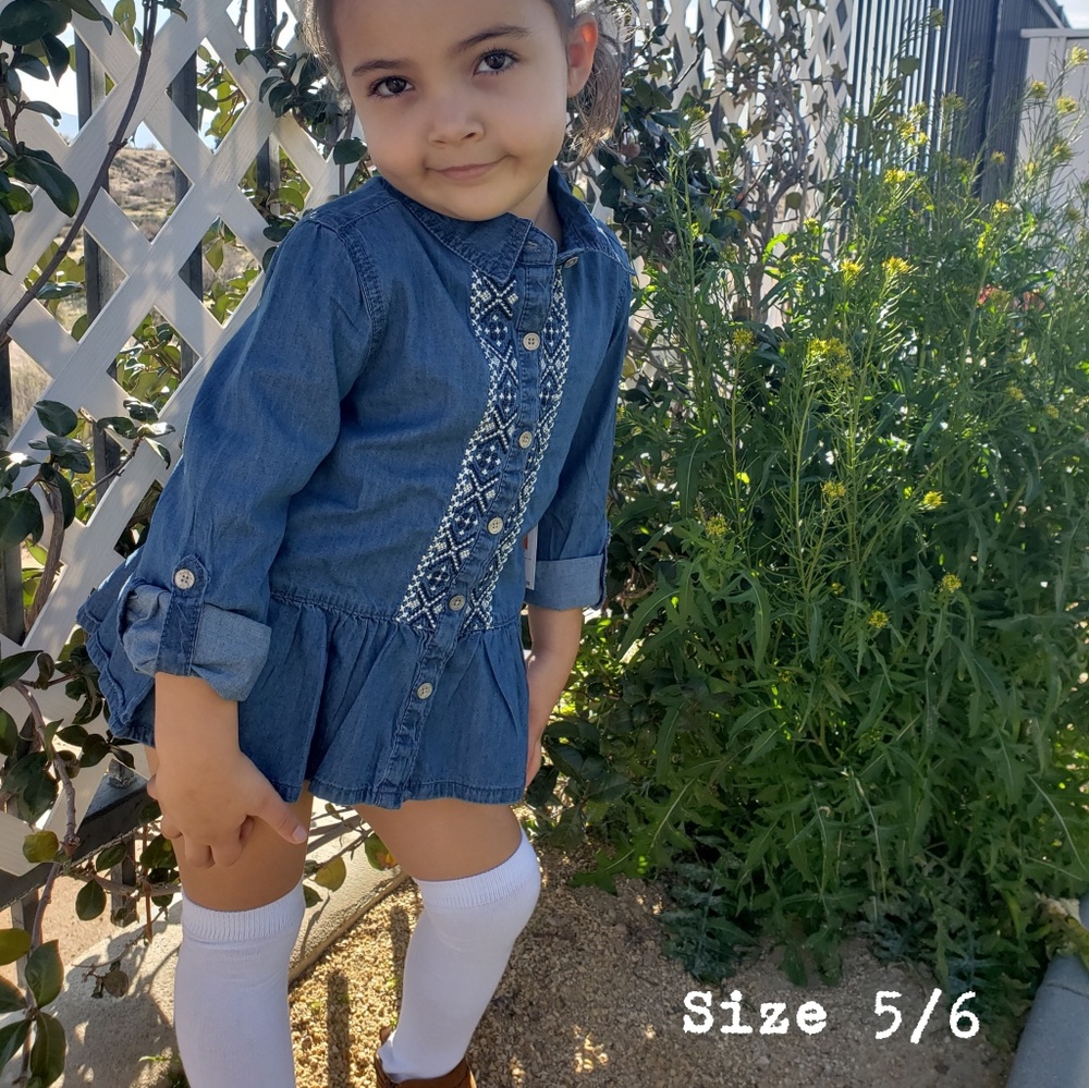 Jean babydoll dress